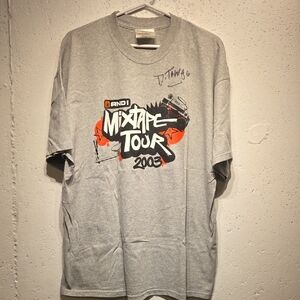 2003 Official AND1 Mixtape Tour Autographed Tee (XL)